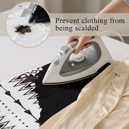Aztec Print Ironing Mat Portable Ironing Pad Blanket for Table Top Heat Resistance Foldable Lightweight 32 x 16 Inch Small Ironing Pads for Washer,Dryer,Countertop - color: Aztec