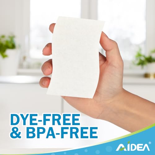 AIDEA Sponges Kitchen, Non-Scratch Scrub Sponge-24Count, Sponges for Dishes - color: White