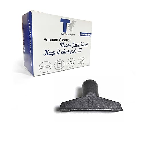 Universal Vacuum Upholstery Attachment Nozzle with Lint Pickers, 1 1/4 inch (32mm) Vacuum Attachment (Black)