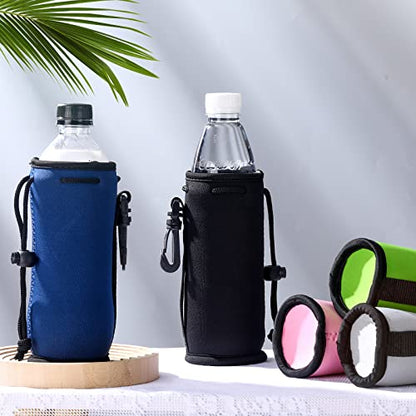 Baderke 10 Pcs Neoprene Water Bottle Cover Sleeves Non Slip Insulators Beverage Bottle Can Sleeves Covers 16 17 oz Coolers Holder