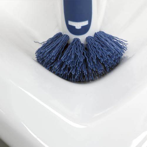 Unger 2-in-1 Bath and Tile Scrubber Brush Tool, Crevice Cleaning Supplies, Dishwasher Safe, Rounded Bristles for Bathroom Scrubbing, Great for Tile, Bathtubs, and Showers - size: 1 Count, style: 2-in-1 Bath & Tile Brush