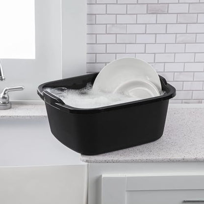 Plastic Wash Tub Dishpan Basin and Foot Bath for Soaking Feet