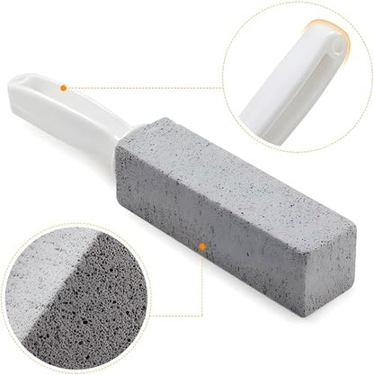 Bexter 2-Pack Value Toilet Bowl Pumice Cleaner with Handle – Removes Hard Water Rings, Stains & Limescale – Multi-Surface Bathroom Cleaning Stone for Sink, Pool, Tile