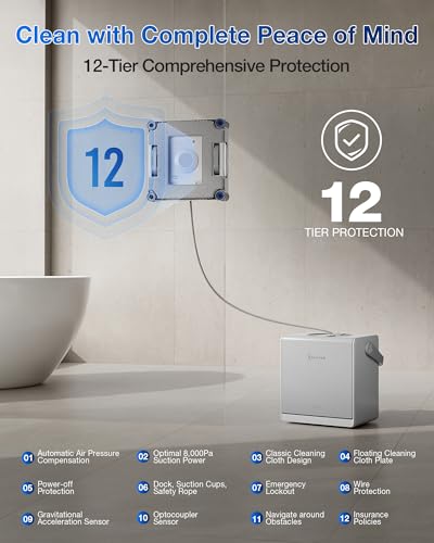 ECOVACS WINBOT W2S Omni Window Cleaning Robot, 6-in-1 Multifunction Station - size: W2S OMNI