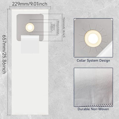 CV-391 Vacuum Bags Compatible With Nutone Central Vacuum Bags, Replacement for Nutone Central Vacuum Accessories 391 391-8 3918 CV-391 06436 NUR-1450 6436-3 Pack