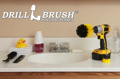 Bathroom Cleaning Brush Set - Brush Cleaning Tool - Clean Shower Brush - color: Yellow