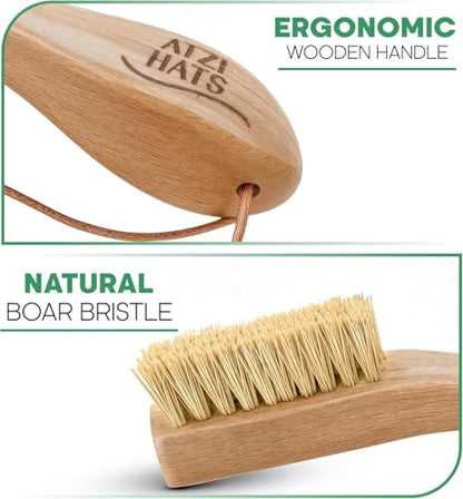 Laundry Stain Remover Clothes Brush Set of 2 Natural Soft Boar Bristle White & Black for Scrubbing Out Tough Stains on Delicate Fabrics, Knits, Cotton, Linens, Small Brush - size: 2 Pack - Black & White