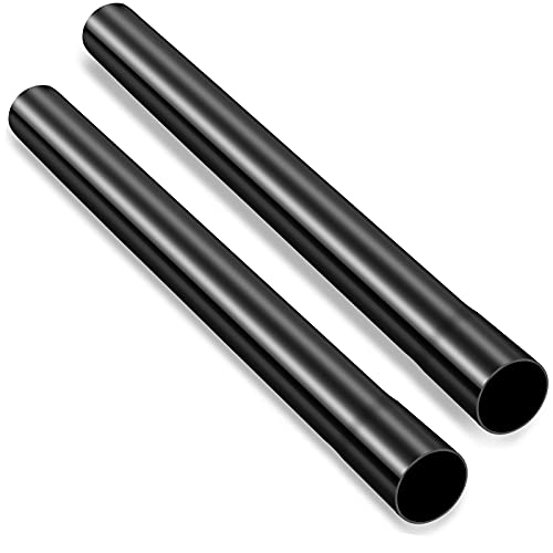 Honoson 2 Pcs 1.25 Inch Vacuum Extension Wand 32mm Black Extension Tube