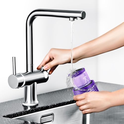 Only Compatible with Dyson V10 Animal, V10 Absolute Filter Replacement - size: 2 Pack