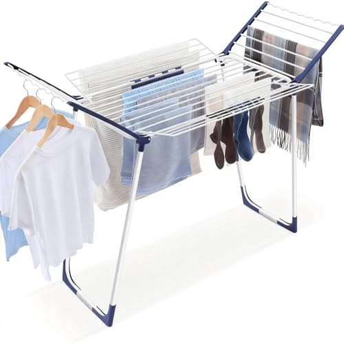 APEXCHASER Clothes Drying Rack, Drying Rack Large Space with 4 Wings - style: 4 Wings