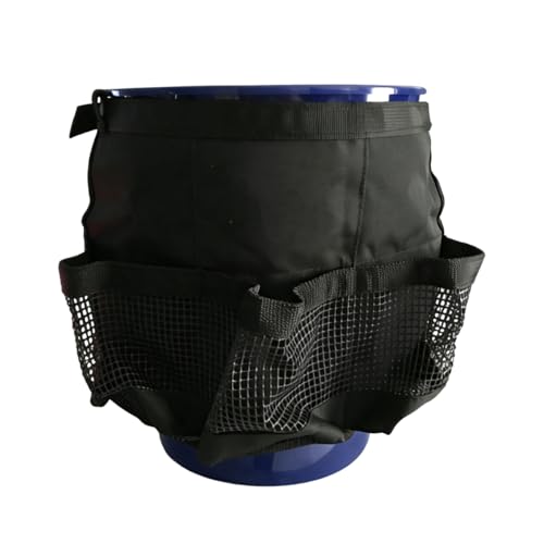Craedli 5 Gallon Bucket Tool Organizer Bag Car Wash Caddy with Mesh Pockets