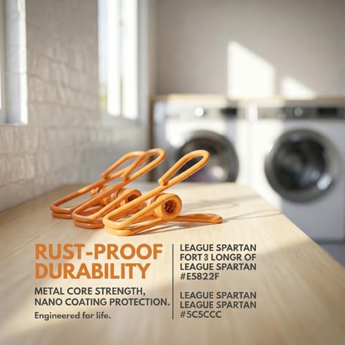 10 Pack Heavy Duty Chip Clips, Colorful PVC-Coated Metal Bag & Clothes Clips, Windproof Utility Holders for Kitchen, Laundry & Office