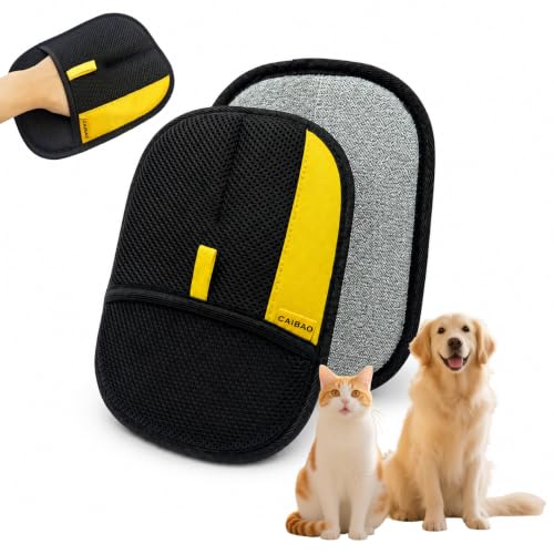 Electrostatic Pet Hair Removal Gloves - color: 1pcs-Black