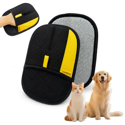 Electrostatic Pet Hair Removal Gloves - color: 1pcs-Black