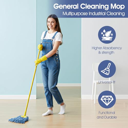 COMNICO 4 Pcs Heavy Duty Commercial Replace Mop Head