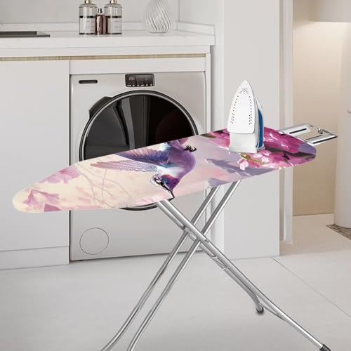 Hummingbird Flower Ironing Board Cover and Pad Standard Size Padding Decorative Cover for Standard Small Boards Sleeve Ironing Board Covers Floral Gifts for Women Home Deocr - color: Hummingbird Flower 3