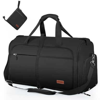 Ytonet Garment Bags for Travel, Foldable Garment Duffle Bags for Women men - color: Black
