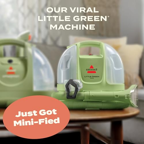 BISSELL Little Green Mini Portable Carpet Cleaner, 4075 - color: Tea Green, style: Little Green Mini
