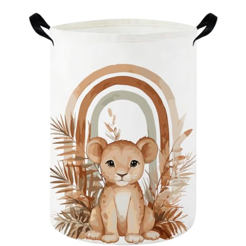 Leopard hamper,Laundry Basket,Waterproof foldable laundry basket for Room,Cute Room Decor(Leopard) - color: Leopard