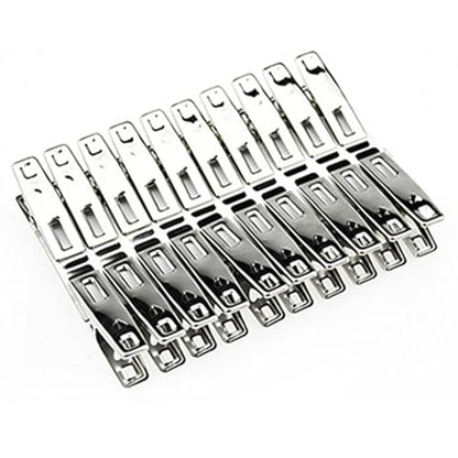 Stainless Steel Towel Clips, Heavy Duty Metal, 20PCS/2in - color: 2inch/20pcs