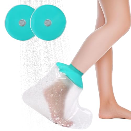 Waterproof Foot Cover for Shower, Adult Shower Boot Cast Bag, 2pk - color: Foot, size: 2PK