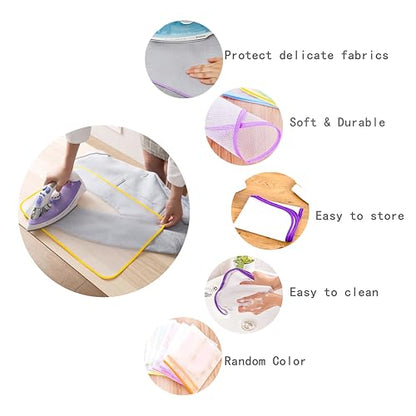 Large Ironing Mat with Mesh Pad, Foldable & Portable - size: 26.4"L x 15.9"W