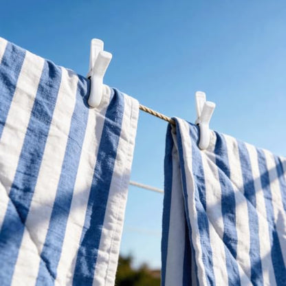 8 Pack Beach Towel Clips for Beach Chairs, Large Heavy Duty Towel Clips for Pool Chair Cruise Boat Lounge Chair, Strong Grip Clothes Pins for Beach, Pool, Camping, Laundry, Beach Accessories - White