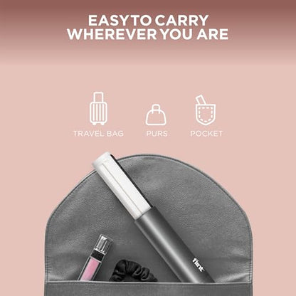 Flint All-in-One Fabric Shaver, Compact, Retractable & Travel-Friendly Fuzz Remover with 2 Fabric-Safe Care Surfaces, Lint Brush & Lint Roller, Ultimate Depiller for Clothes, Eco-Friendly