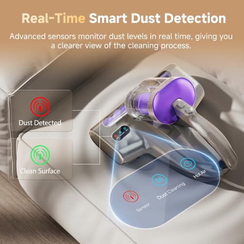 uwant 18Kpa Mattress Vacuum Cleaner 60000RPM Tap Bed Vacuum Set of 1