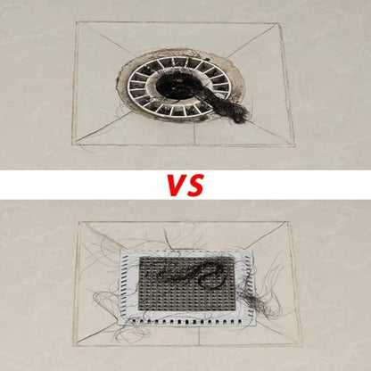 Aojuxix Shower Drain Hair Catcher/Drain Protector/Shower Drain Cover - color: Black, size: 6 inch