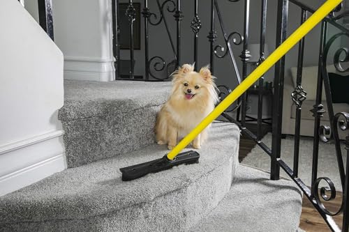 FURemover Pet Hair Removal Rubber Broom, 58" Telescopic Handle with Cloth - color: Furemover Original Broom With Cloth
