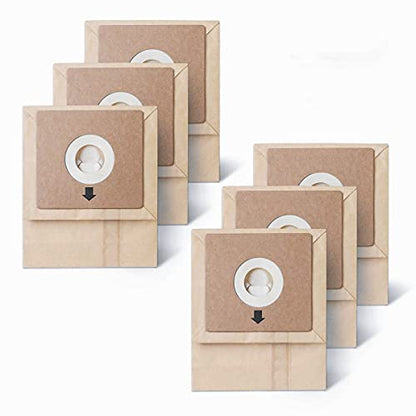JEDELEOS Replacement Dust Bags for Bissell Zing and PowerForce Bagged Canister 4122 4122D 1668 1668C 1668W 2154A 2154C 2154W and 1608 Series, Replace Parts 2138425 (Pack of 6) - style: 6-Pack