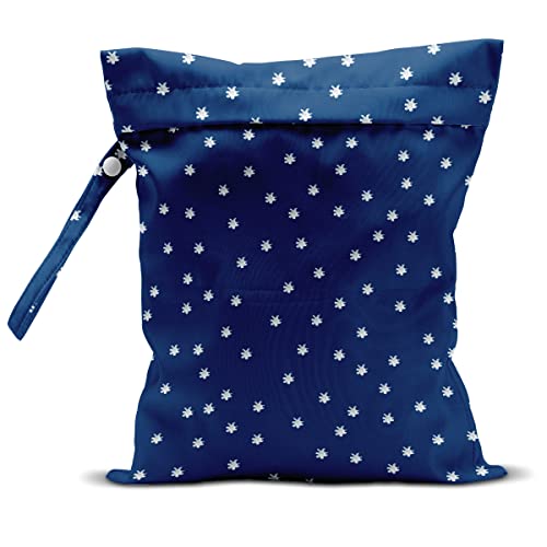 Wet Bag, Wet Dry Bag, Wet Bag for Swimsuit, Travel, Beach, Pool, Diapers, Dirty Yoga Gym Clothes, Makeup Bag, Waterproof Reusable Beach Bag Ocean Decor Starfish Sea Horse Anchor - color: starfish-01