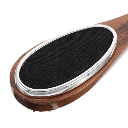 NOLITOY Wood Bristle Clothes Brush Suede Shoe Cleaner for Suits, 14.93 Inch