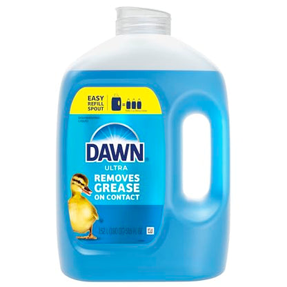 Dawn Ultra Dish Soap Refill Jug, Large Size Original Blue Liquid Dishwashing Detergent, Powerful Dish Soap for Grease, 51.5 oz - size: 51.5 Fl Oz (Pack of 1)