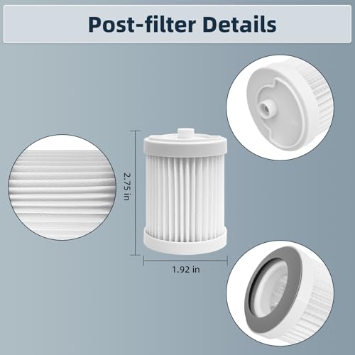 Replacement Filter Compatible with Tineco A10 / A11 / PURE ONE S11 - size: 2 Pre-filters + 2 Post-filters