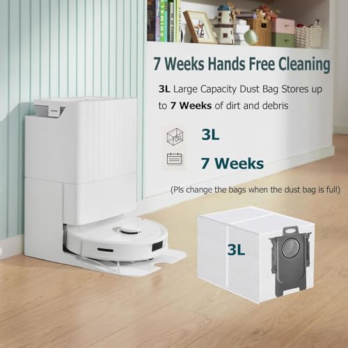 26 Pack Dust Bags for Roborock Qrevo S Pro, QV 35A,Qrevo S5V - size: 26 Pack