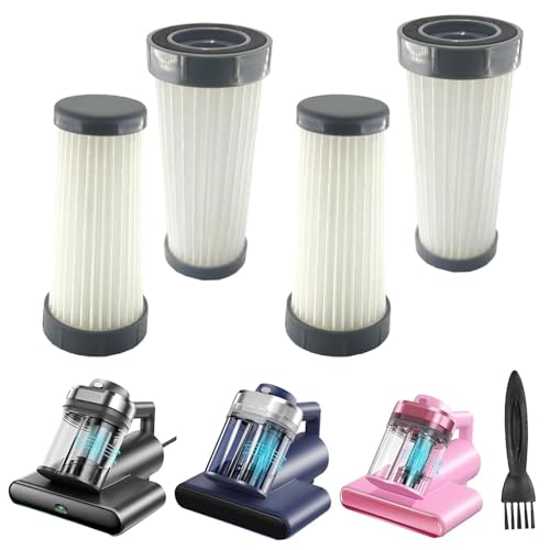 4Pack Hepa Filters Replacement Compatible with Teant Mattress Vacuum Cleaner, Washable Filters Works with DEVINC P860 Mattress Vacuum Cleaner. - size: 4 pack