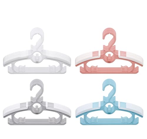 Baby Closet Hangers,20Pack Space Saving Kids Hangers - color: Colorful, size: 20 pieces