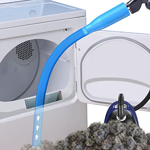 PetOde Dryer Vent Cleaner Kit – Dryer Vent Vacuum Hose Attachment Blue - color: Blue