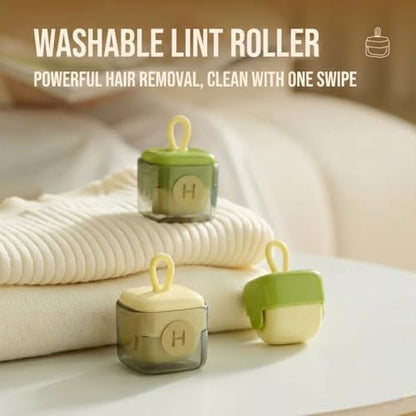 [Zootails] Reusable Gel Lint Roller Ball – Washable & Portable Sticky Hair Remover for Clothes, Pet Hair, Travel – Eco-Friendly Mini Lint Roller, Strong Stickiness, No Refills Needed