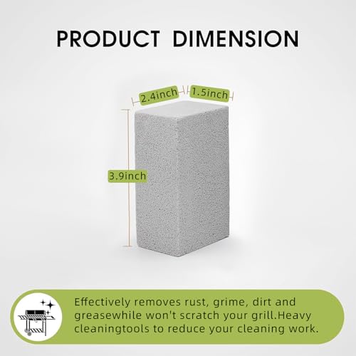 8-Pack Natural Pumice Cleaning Stones