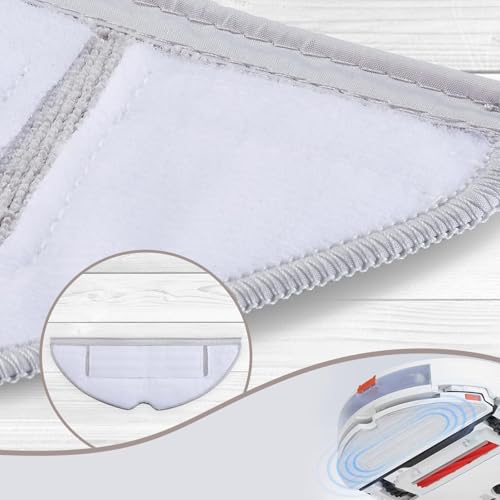 6 Pcs Mop Pad for Roborock S8/S8+/S7/S7+/MaxV/Plus/Ultra/Pro Ultra Vacuum