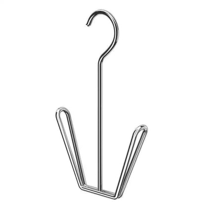 10 Pack Stainless Steel Shoe Drying Rack with Hooks, Multi-Function Hanging Shoe Holder for Shoes and Insoles, Balcony Laundry Shoe Hanger for Home and Outdoor Drying