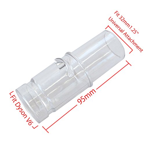 EZ SPARES 32mm Vacuum Tool Adapter 912270-01 for Dyson DC35 V6 Attachments - color: Make Universal Attachments to Use Dyson V6 Tube