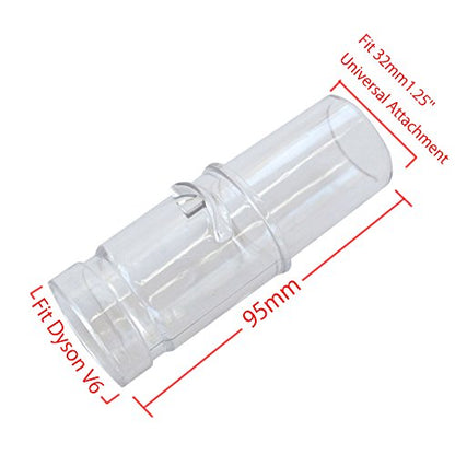 EZ SPARES 32mm Vacuum Tool Adapter 912270-01 for Dyson DC35 V6 Attachments - color: Make Universal Attachments to Use Dyson V6 Tube
