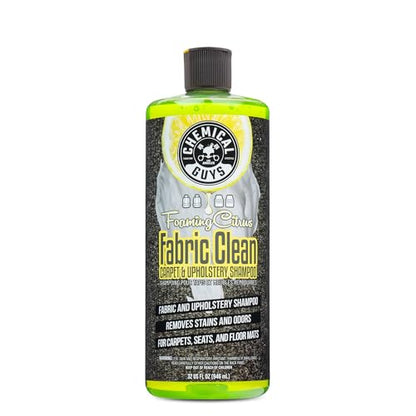 Chemical Guys, Foaming Citrus Fabric & Carpet Cleaner, Seats & Mats, 32 oz - size: 32 Fl Oz (Pack of 1)