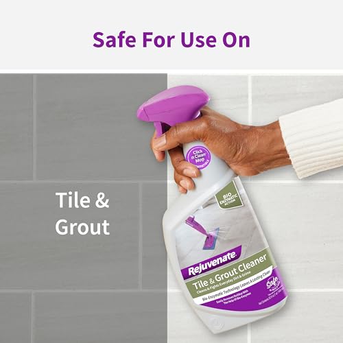 Rejuvenate Bio-Enzymatic Scrub Free Tile and Grout Cleaner Lightens and Brightens Every Time (32oz) (Pack of 2) - size: 32 Fl Oz (Pack of 2)