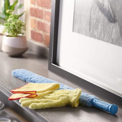 E-Cloth Cleaning & Dusting Wand, Reusable Duster - Blue, 1 Pack