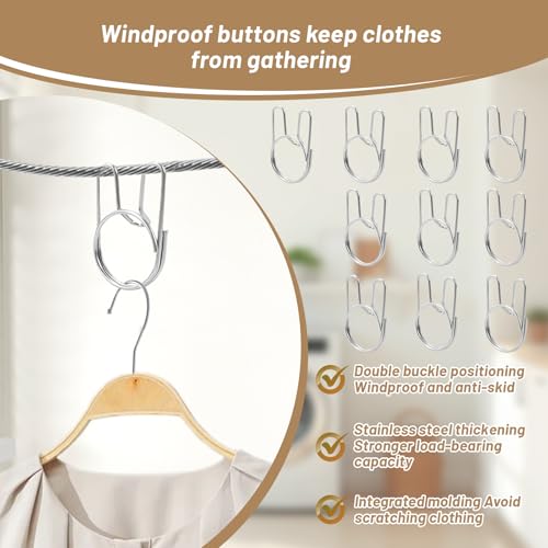 Retractable Clothesline Indoor, Non-Sagging Outdoor Clothes Line Retracting, 16.7 Ft Heavy Duty Clothes Drying Laundry Line, Wall Mounted Stainless Steel Clothesline for Balconies (Double line-Grey) - color: Double Line-grey